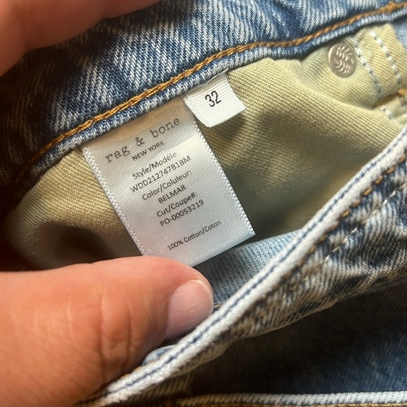 Rag & Bone Maya High Rise Ankle Slim Jeans Size 32 - Picture 7 of 11